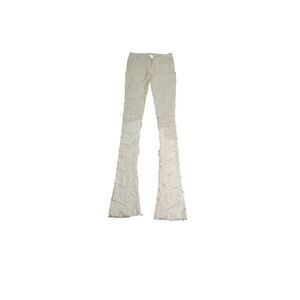 Guapi  White Wash Ripped Distressed Flare Jeans Pants Size 32 Waist 36 Length